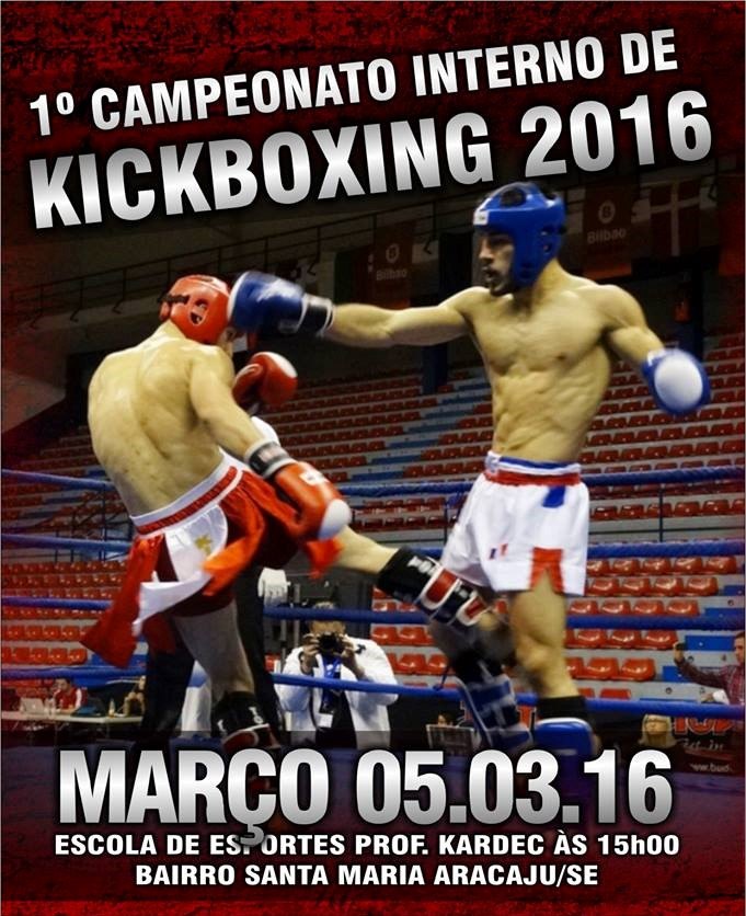 Federação de Sergipana de KickBoxing promove o primeiro campeonato interno